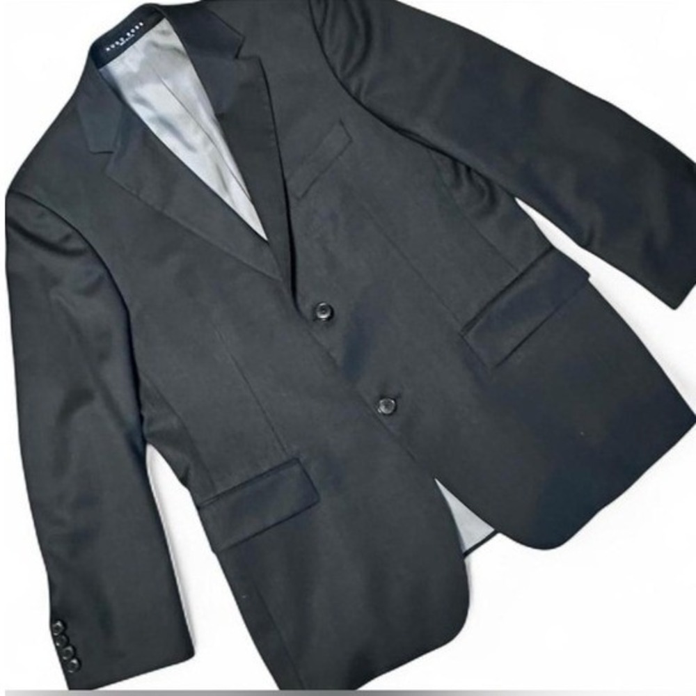 Classic Hugo Boss Men's Suite Vintage Vibe Business Jacket Charcoal Grey Size 40